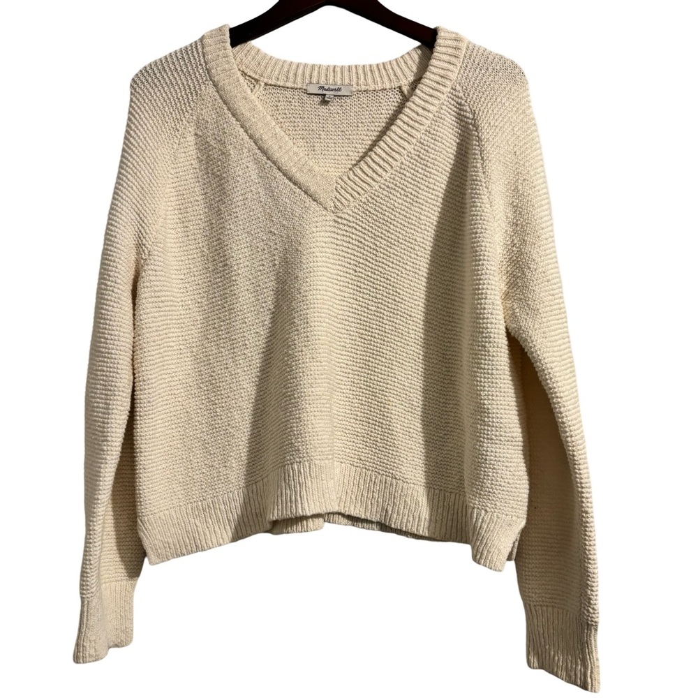 Madewell Cream Knit Sweater
